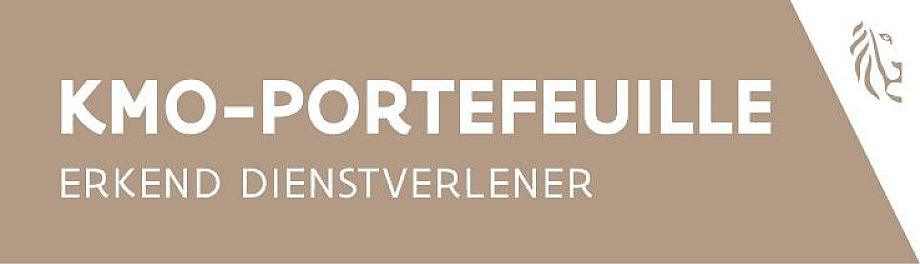 Logo kmo portefeuille bruin